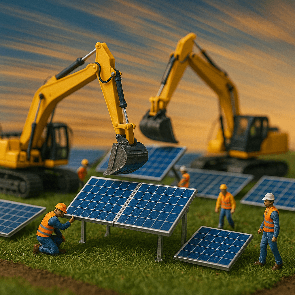 زمان احداث نیروگاه خورشیدی